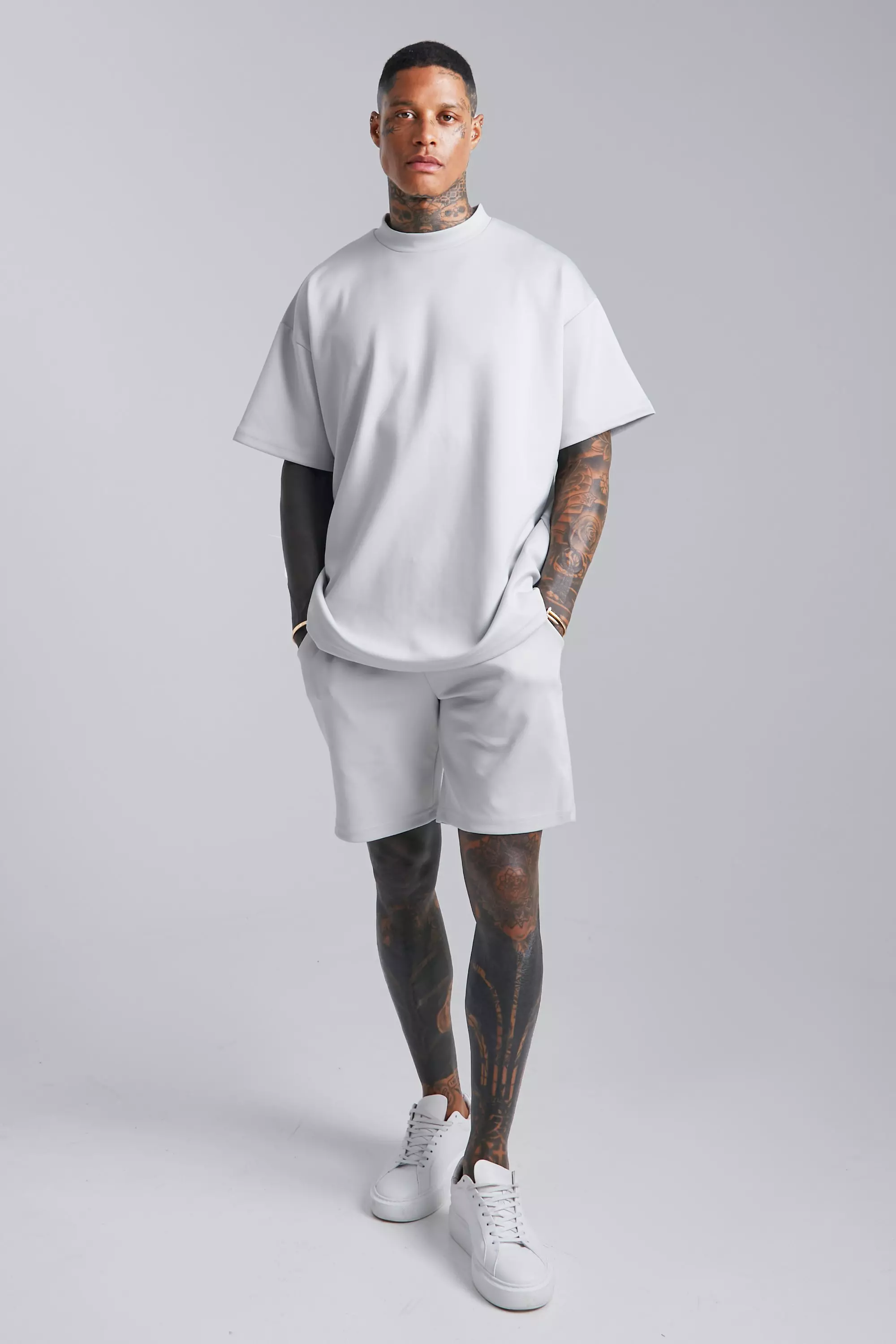 Oversized shirt sale with shorts